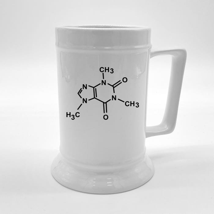 Caffeine Molecule Organic Chemistry Coffee Meaningful Gift Front & Back Beer Stein