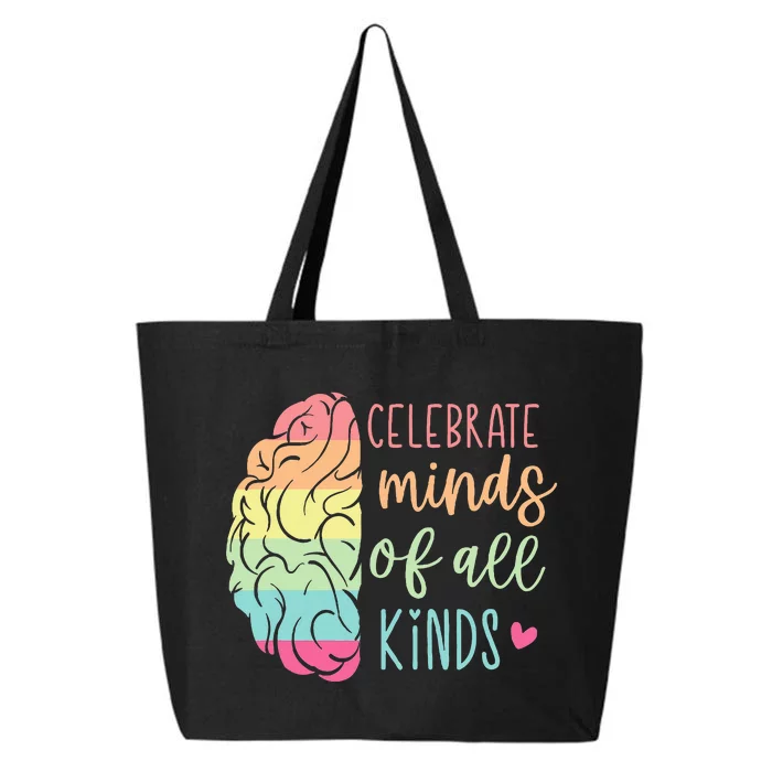 Celebrate Minds Of All Kinds Autism Awareness 25L Jumbo Tote