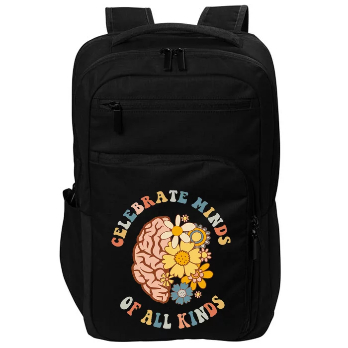 Celebrate Minds Of All Kinds Neurodiversity Autism Impact Tech Backpack