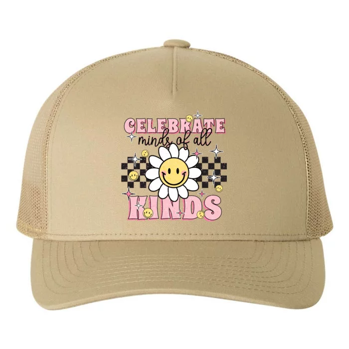 Celebrate Minds Of All Kinds Neurodiversity Autism Yupoong Adult 5-Panel Trucker Hat