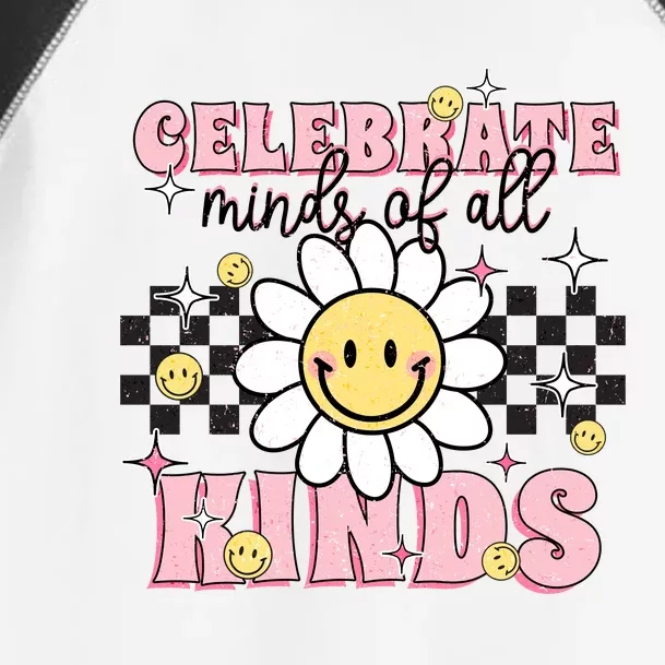 Celebrate Minds Of All Kinds Neurodiversity Autism Toddler Fine Jersey T-Shirt