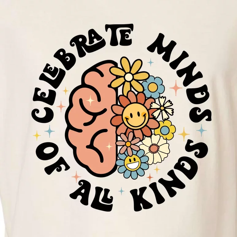 Celebrate Minds Of All Kinds Neurodiversity Autism Garment-Dyed Women's Muscle Tee