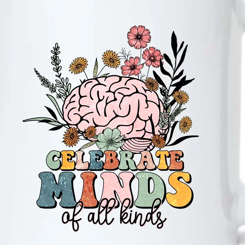 Celebrate Minds Of All Kinds Neurodiversity Autism Black Color Changing Mug