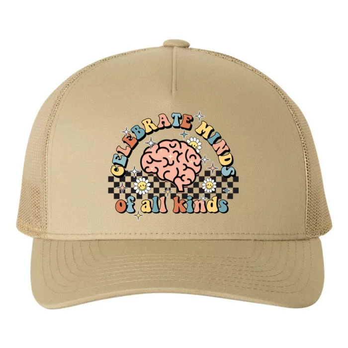 Celebrate Minds Of All Kinds Neurodiversity Autism Yupoong Adult 5-Panel Trucker Hat