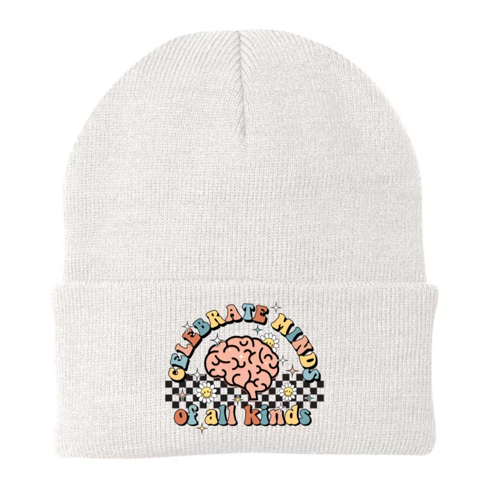 Celebrate Minds Of All Kinds Neurodiversity Autism Knit Cap Winter Beanie