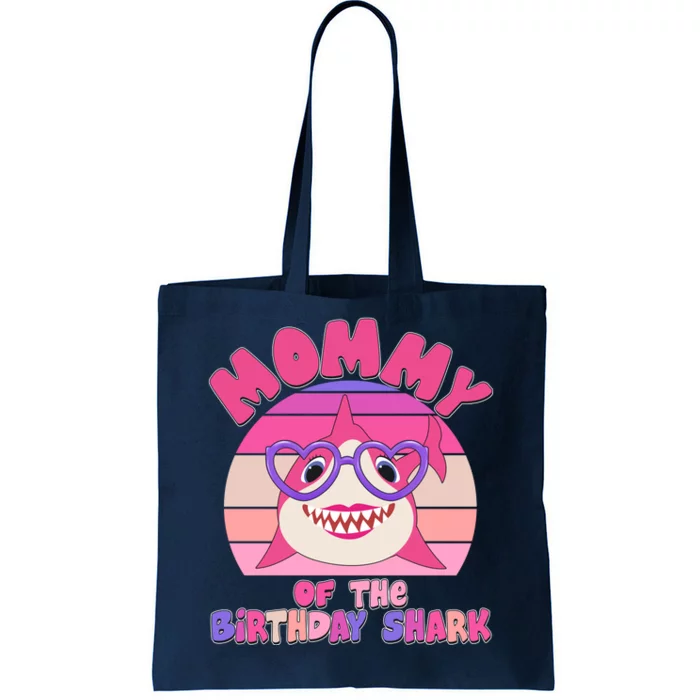 Cute Mommy Of The Birthday Shark Tote Bag