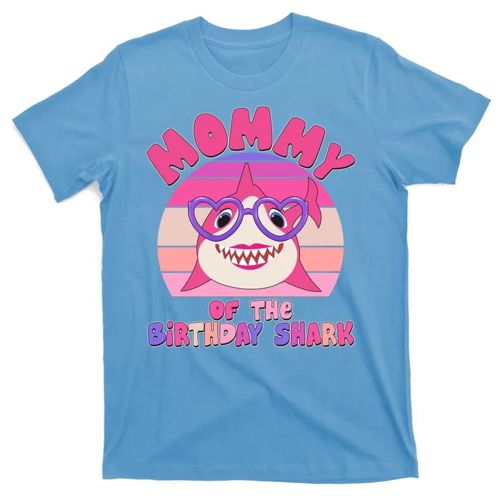 Cute Mommy Of The Birthday Shark T-Shirt