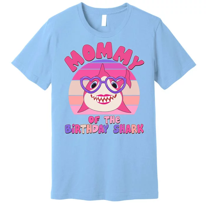 Cute Mommy Of The Birthday Shark Premium T-Shirt