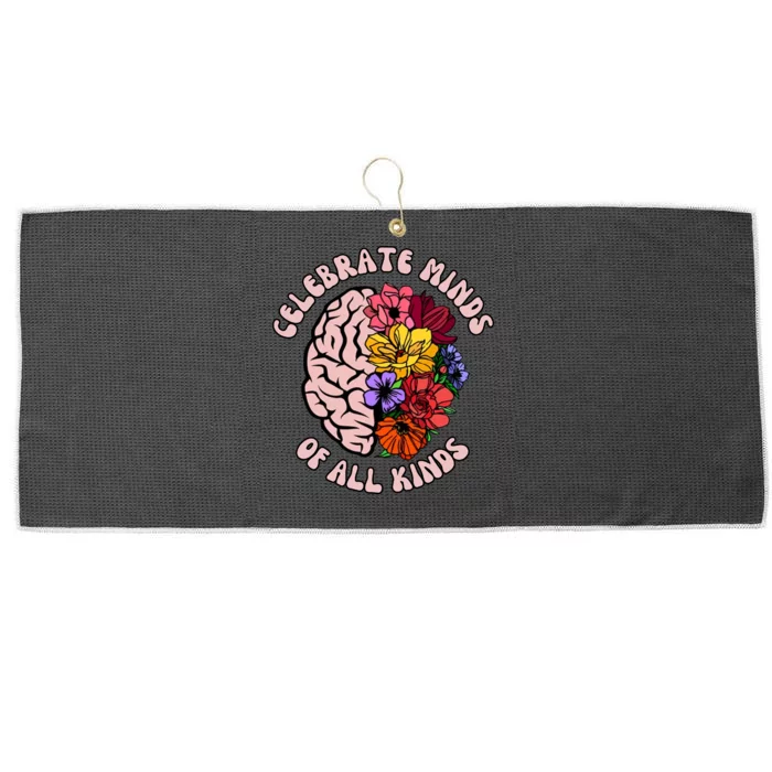 Celebrate Minds Of All Kinds Neurodiversity Large Microfiber Waffle Golf Towel