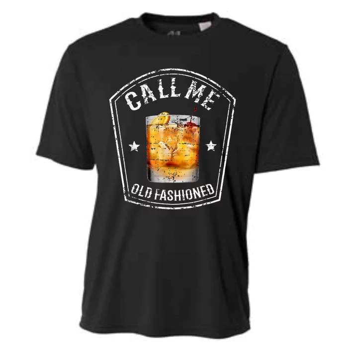 Call Me Old Fashioned Whiskey Funny Bourbon Cooling Performance Crew T-Shirt