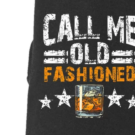 Call Me Old Fashioned Whiskey Cocktail Drinking Pub Doggie 3-End Fleece Hoodie