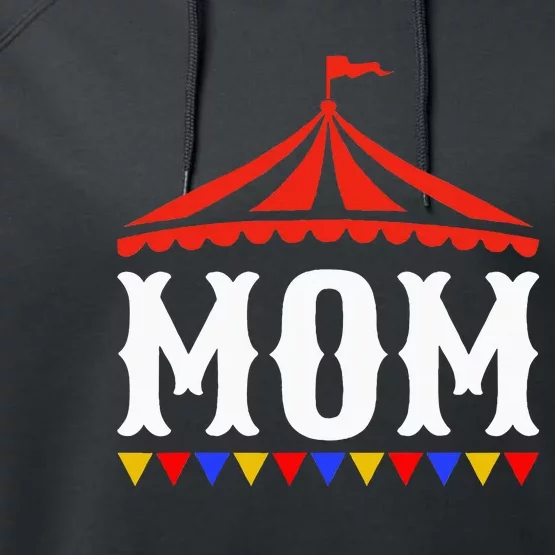 Circus Mom Of The Birthday Boy & Girl Carnival Performance Fleece Hoodie