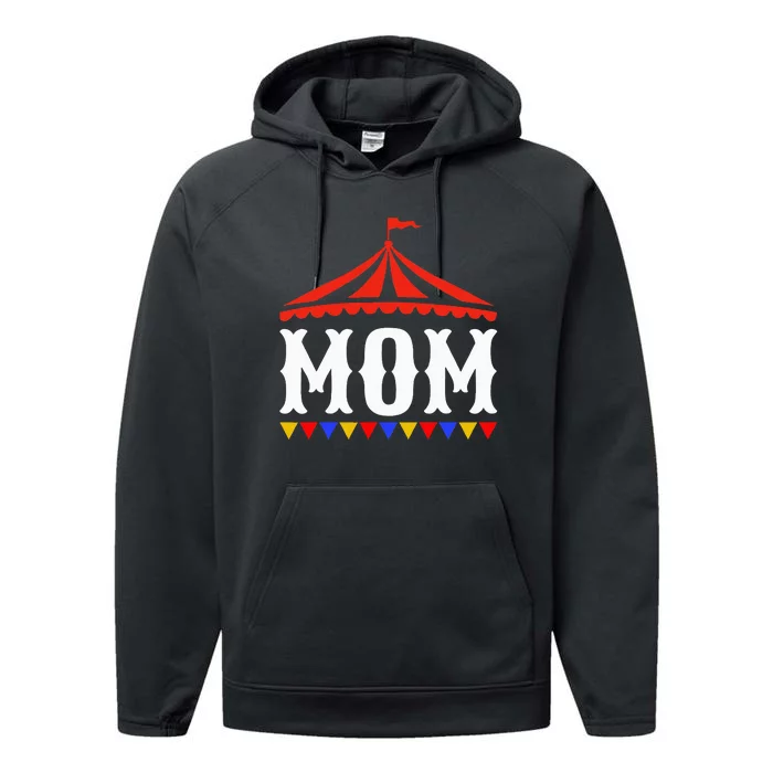 Circus Mom Of The Birthday Boy & Girl Carnival Performance Fleece Hoodie