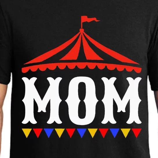 Circus Mom Of The Birthday Boy & Girl Carnival Pajama Set