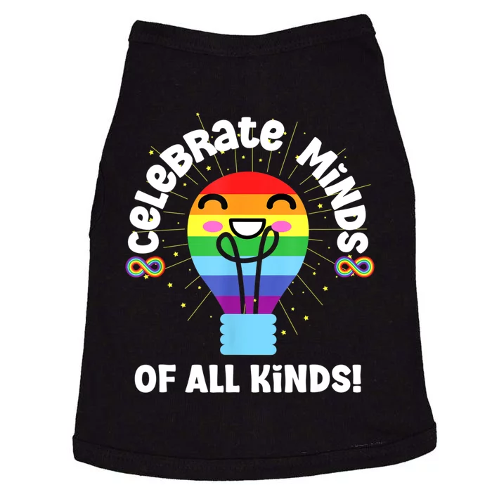 Celebrate Minds Of All Kinds Red Instead Autism Doggie Tank