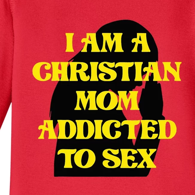 Christian Mom Oddly Specific Meme Sarcastic Weird Funny Baby Long Sleeve Bodysuit