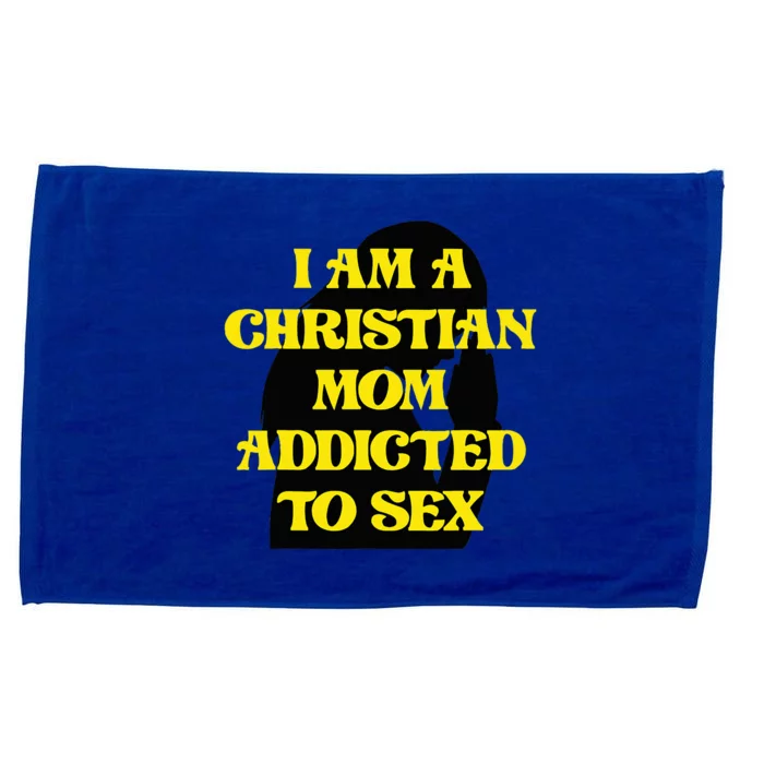 Christian Mom Oddly Specific Meme Sarcastic Weird Funny Microfiber Hand Towel