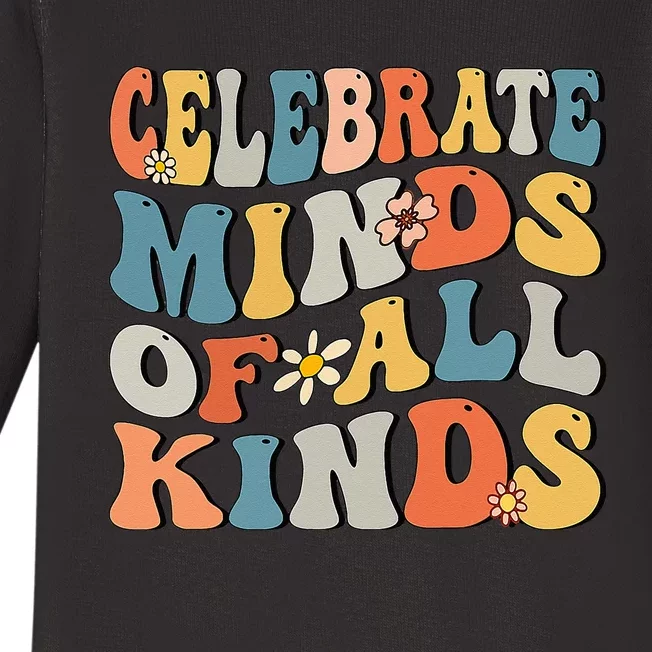 Celebrate Minds Of All Kinds Baby Long Sleeve Bodysuit