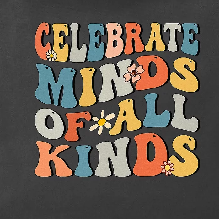 Celebrate Minds Of All Kinds Zip Tote Bag