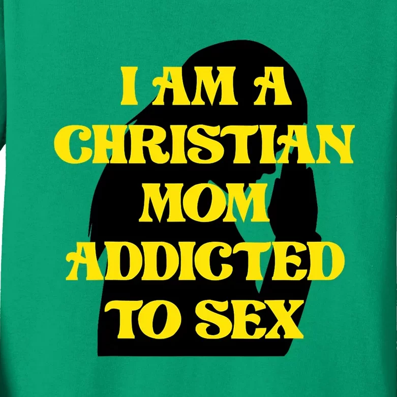 Christian Mom Oddly Specific Meme Sarcastic Weird Funny Kids Long Sleeve Shirt