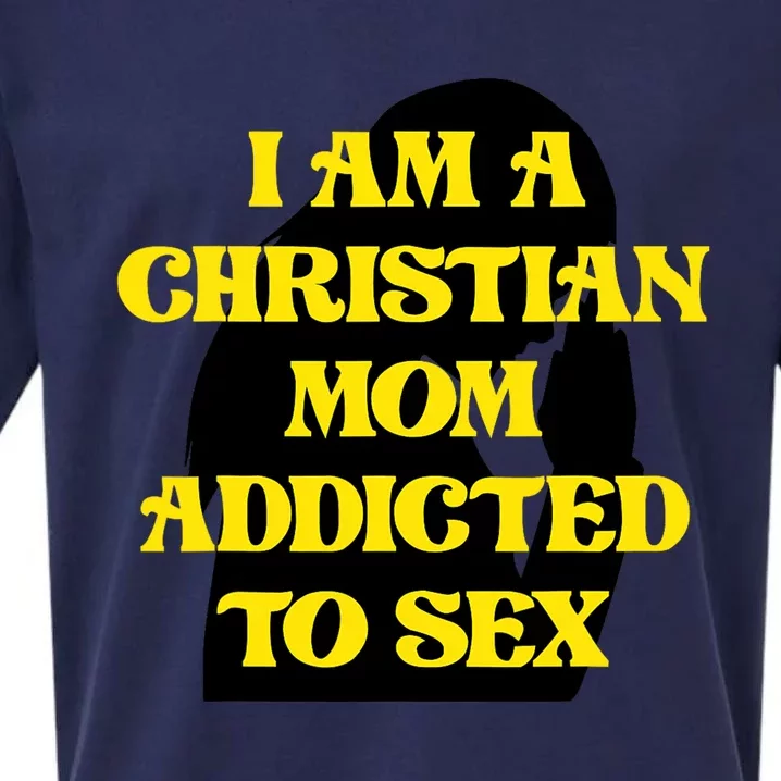 Christian Mom Oddly Specific Meme Sarcastic Weird Funny Sueded Cloud Jersey T-Shirt