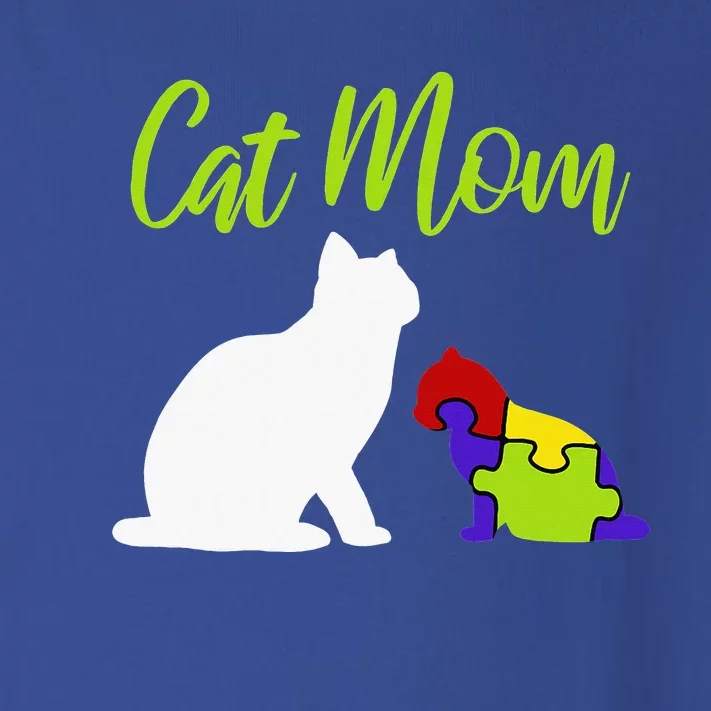 Cat Mom Proud Autism Asperger ASD Autistic Awareness Toddler Long Sleeve Shirt