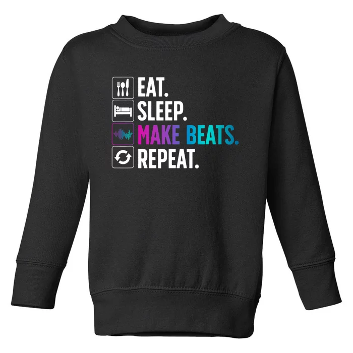 Cool Music Producer For Men Women DJ Beatmaker EDM Musician Toddler Sweatshirt