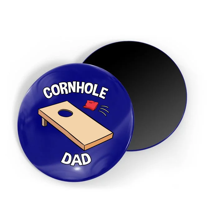 Cornhole Male Players Baggo Beans Lawn Sport Fathers Day Cute Gift Magnet