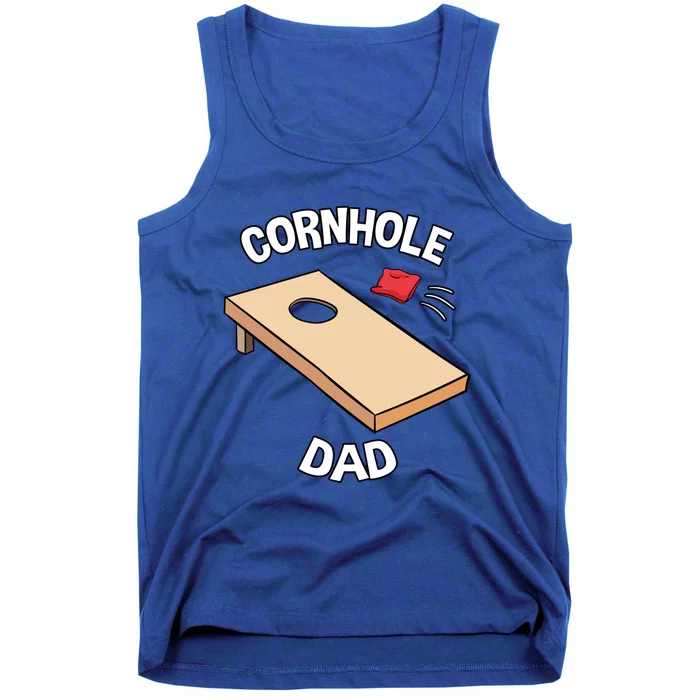 Cornhole Male Players Baggo Beans Lawn Sport Fathers Day Cute Gift Tank Top