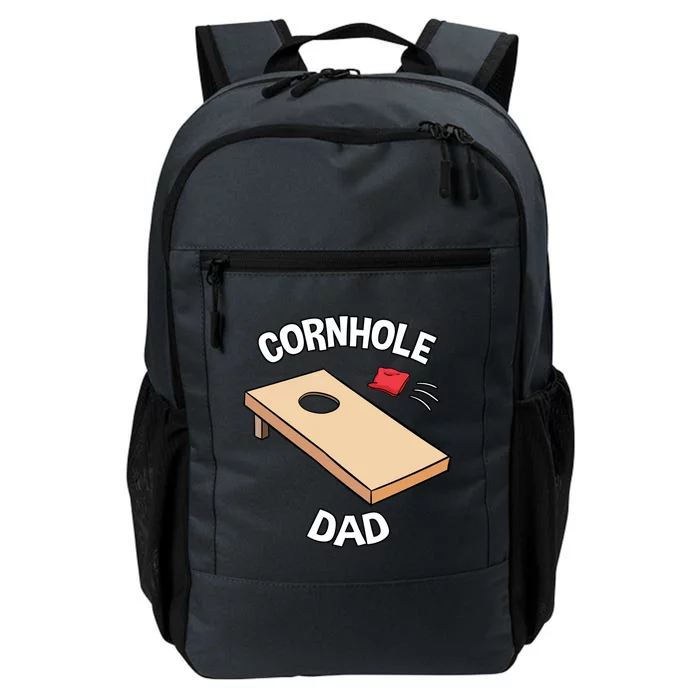 Cornhole Male Players Baggo Beans Lawn Sport Fathers Day Cute Gift Daily Commute Backpack