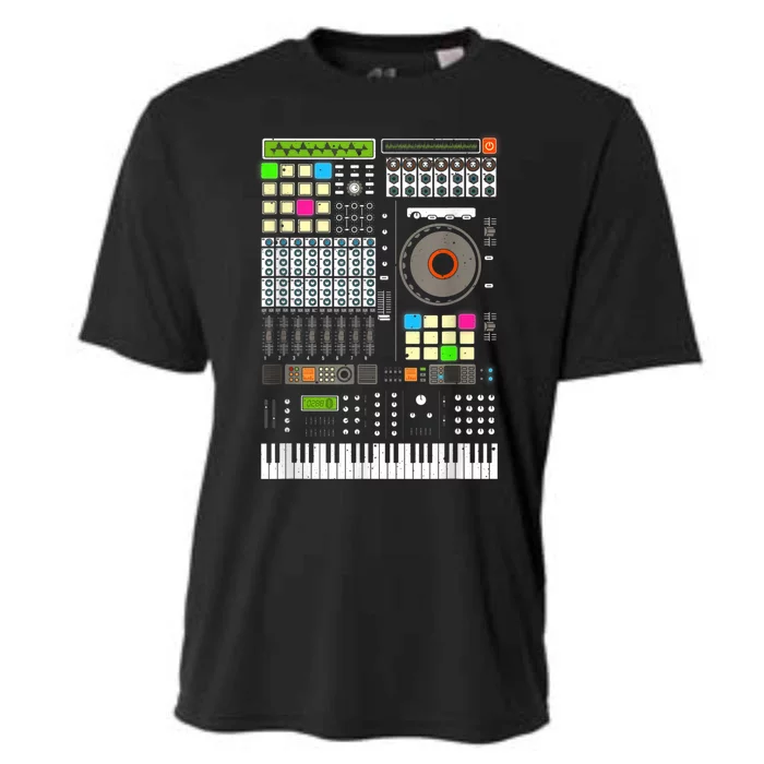 Cool Music Producer Artist For Men Women Beat Makers Cooling Performance Crew T-Shirt