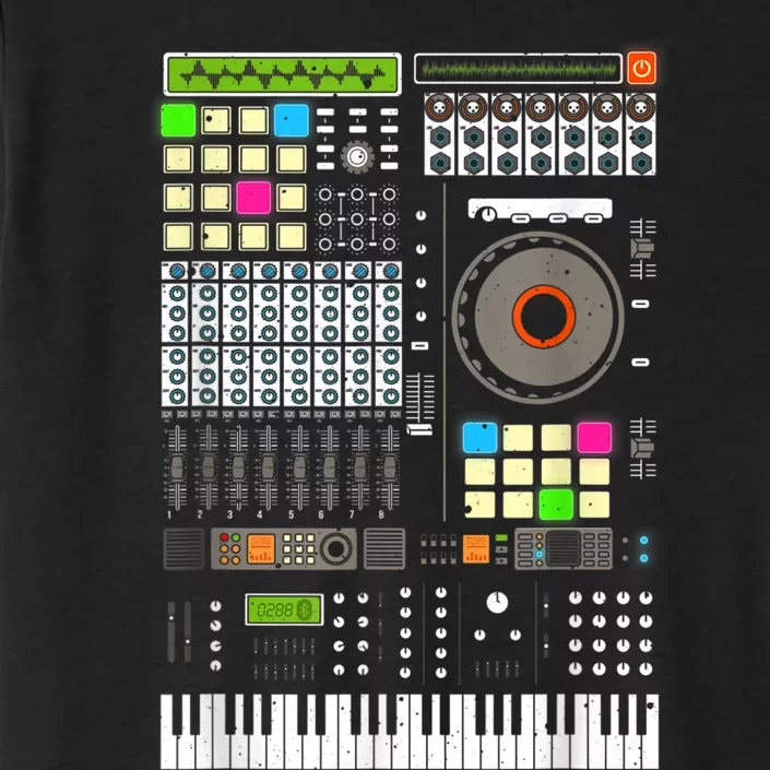 Cool Music Producer Artist For Men Women Beat Makers ChromaSoft Performance T-Shirt