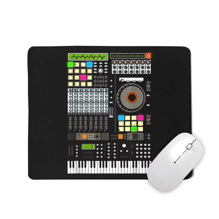 Cool Music Producer Artist For Men Women Beat Makers Mousepad