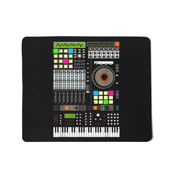 Cool Music Producer Artist For Men Women Beat Makers Mousepad