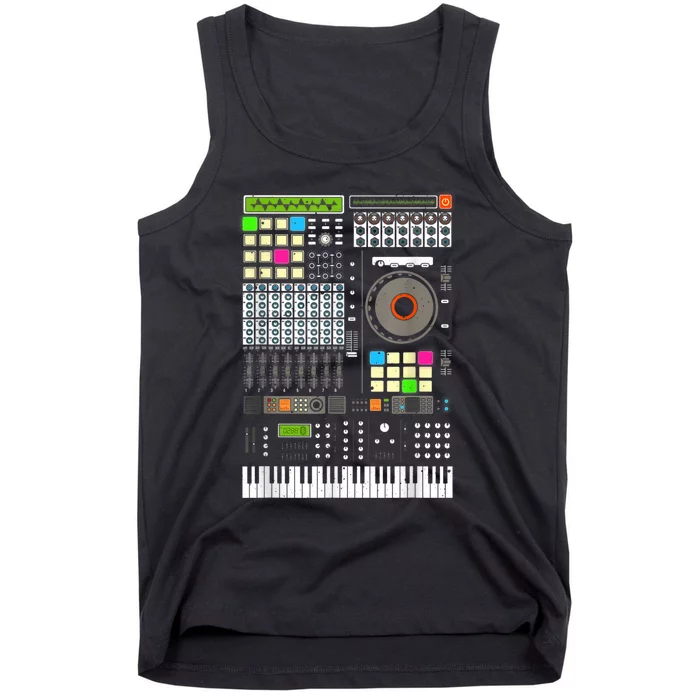 Cool Music Producer Artist For Men Women Beat Makers Tank Top