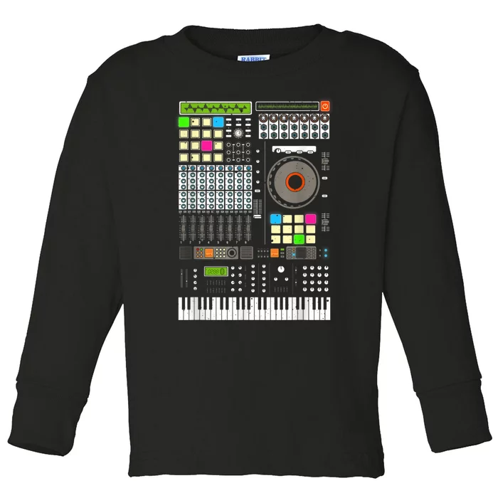 Cool Music Producer Artist For Men Women Beat Makers Toddler Long Sleeve Shirt