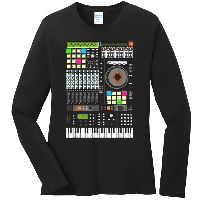 Cool Music Producer Artist For Men Women Beat Makers Ladies Long Sleeve Shirt