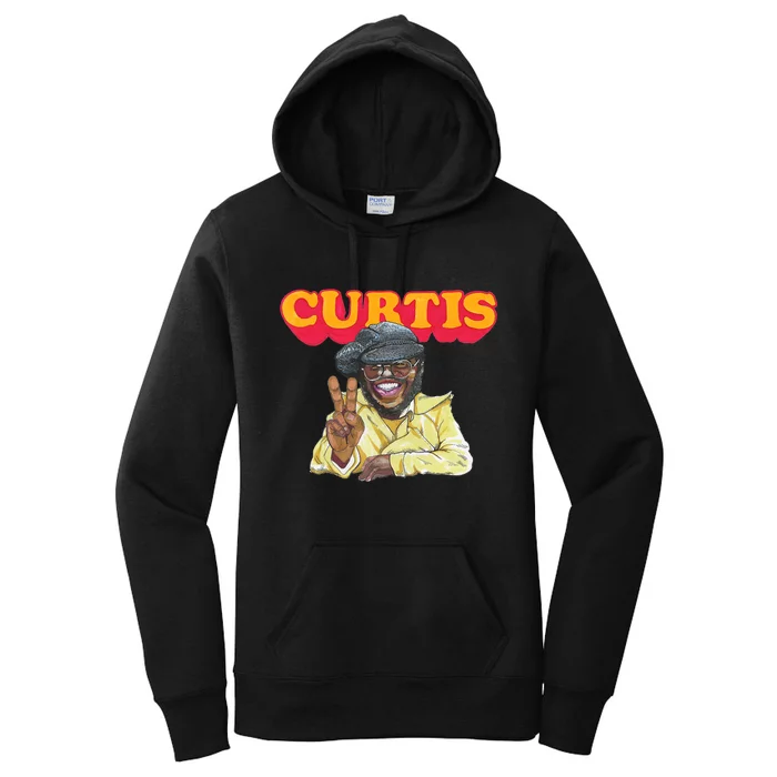 Curtis Mayfield Peace Sign Women's Pullover Hoodie