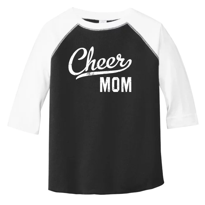 Cheer Mom Proud Cheerleading Mom Gift Toddler Fine Jersey T-Shirt