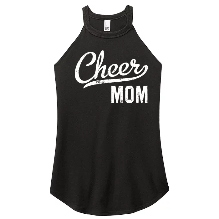 Cheer Mom Proud Cheerleading Mom Gift Women’s Perfect Tri Rocker Tank