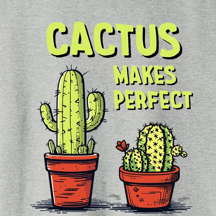 Cactus Makes Perfect For Succulent Women's Crop Top Tee