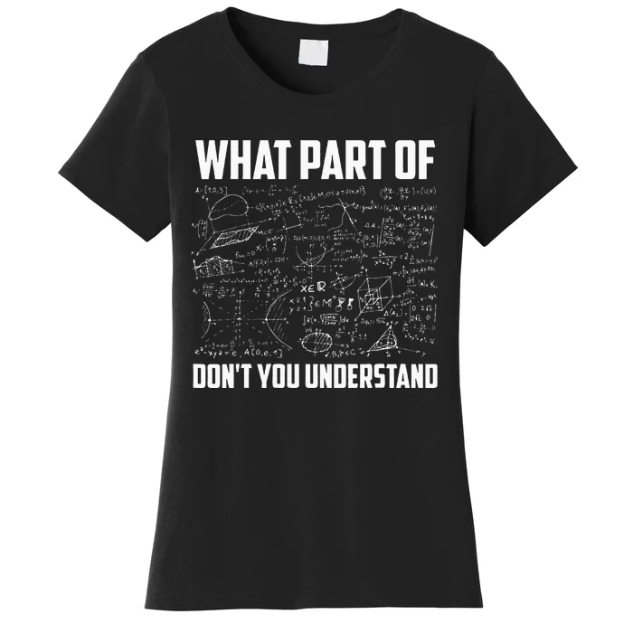 Cool Mathematics Professor Student Engineer Art Unisex Child Mechanical Women's T-Shirt