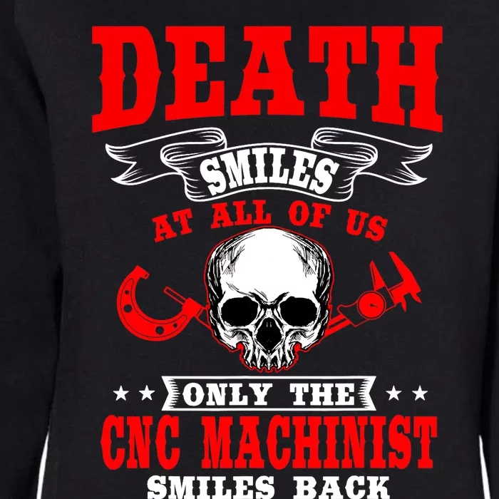 CNC Machinist Profession Machine Tools Operator Machinery Womens California Wash Sweatshirt