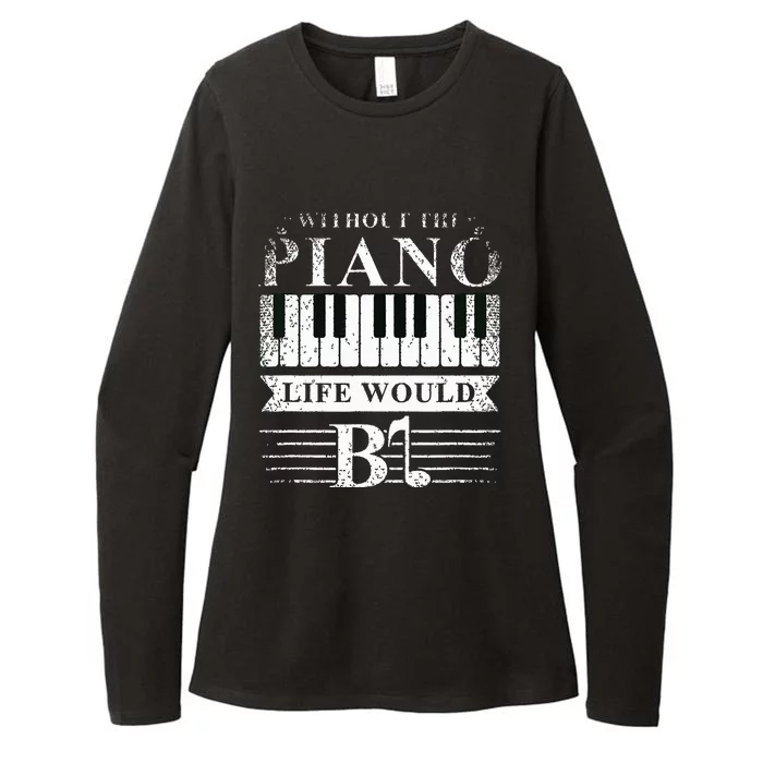 Classical Music Piano Player Gift Piano Womens CVC Long Sleeve Shirt