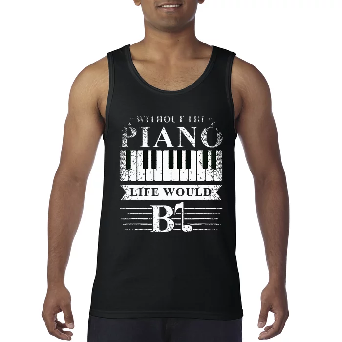 Classical Music Piano Player Gift Piano Tank Top