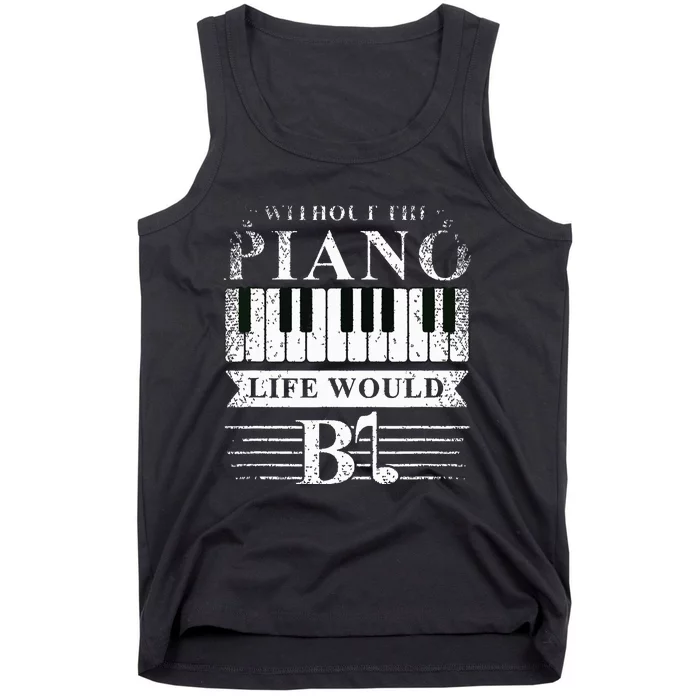 Classical Music Piano Player Gift Piano Tank Top