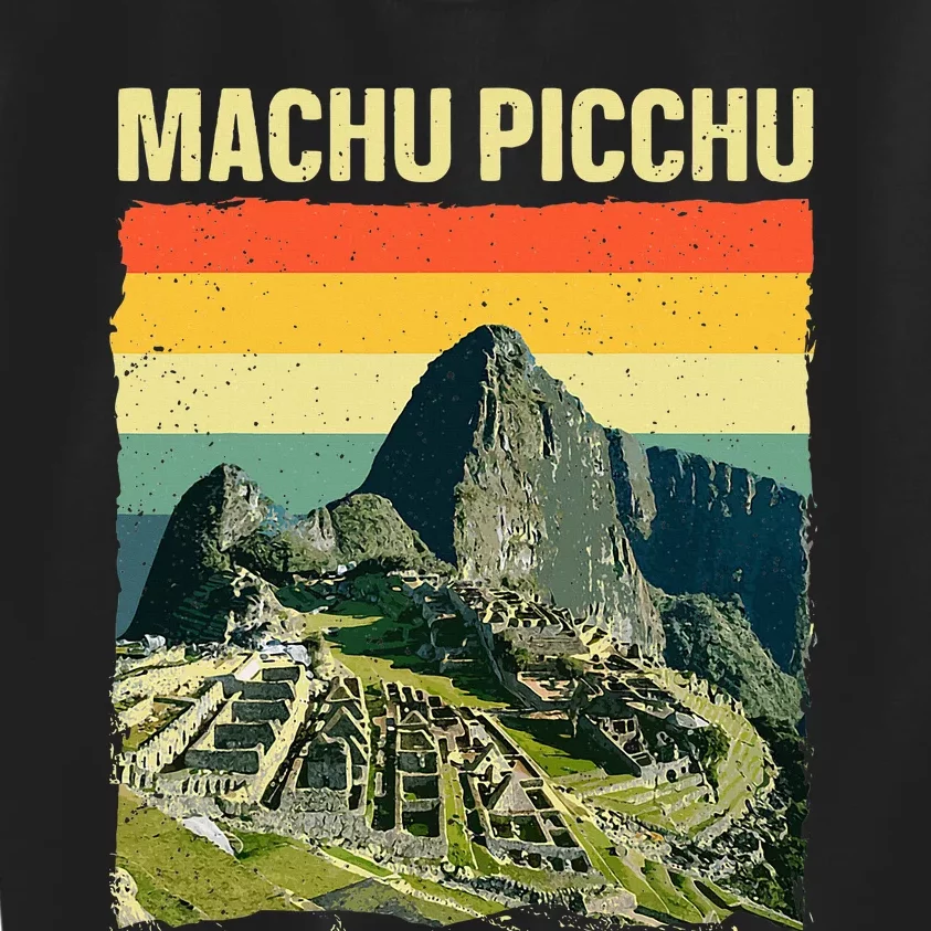 Cool Machu Picchu Art Machu Picchu Peru Kids Sweatshirt