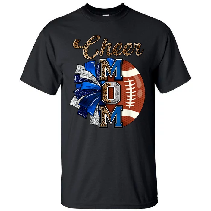 Cheer Mom Pom Pom Football Tall T-Shirt