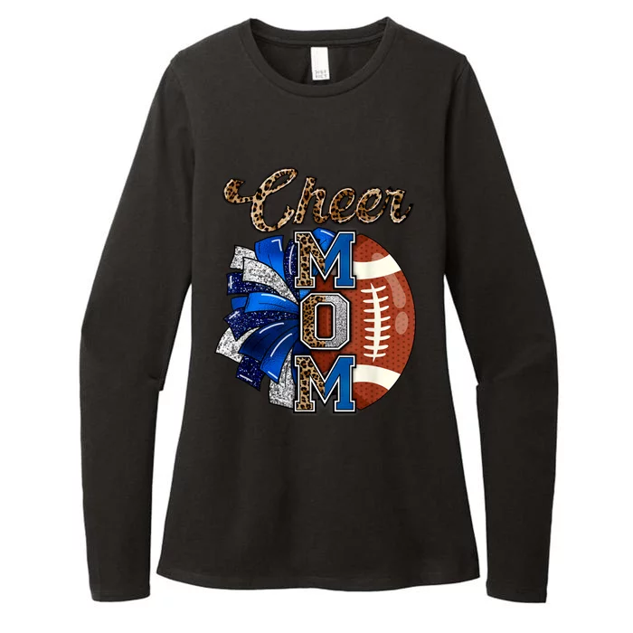 Cheer Mom Pom Pom Football Womens CVC Long Sleeve Shirt