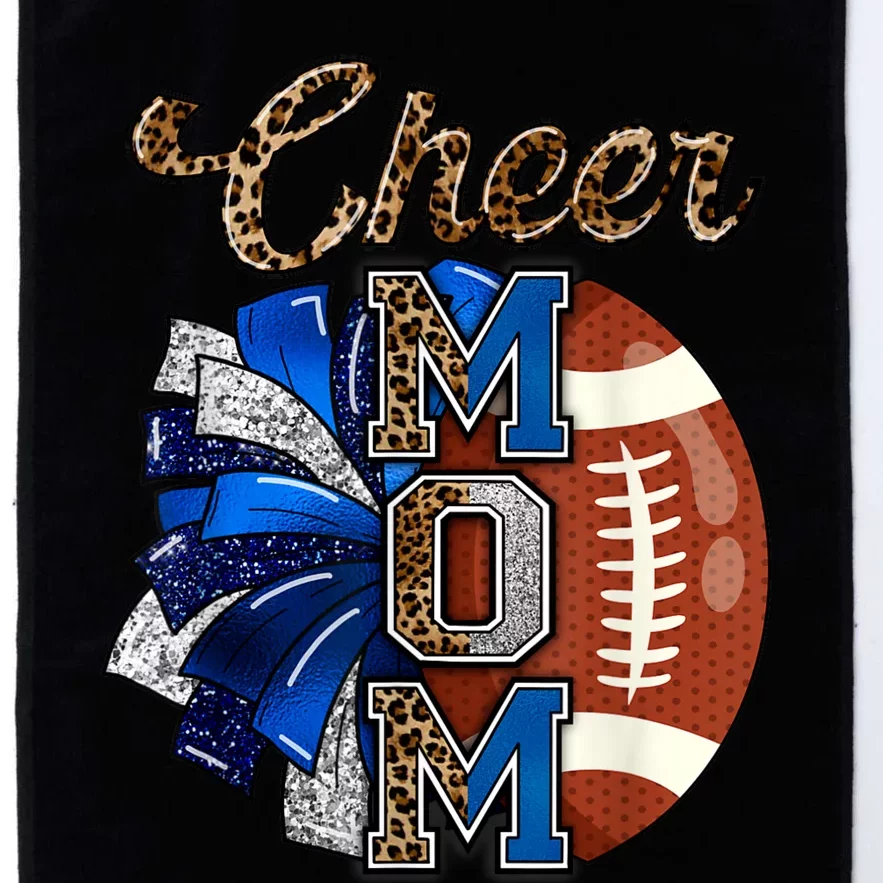 Cheer Mom Pom Pom Football Platinum Collection Golf Towel